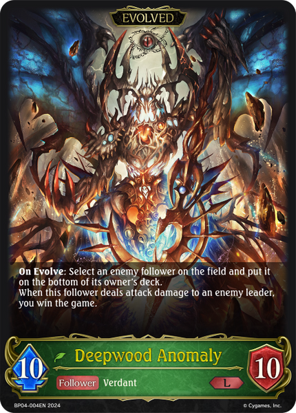 Deepwood Anomaly (Evolved) - BP04-004EN