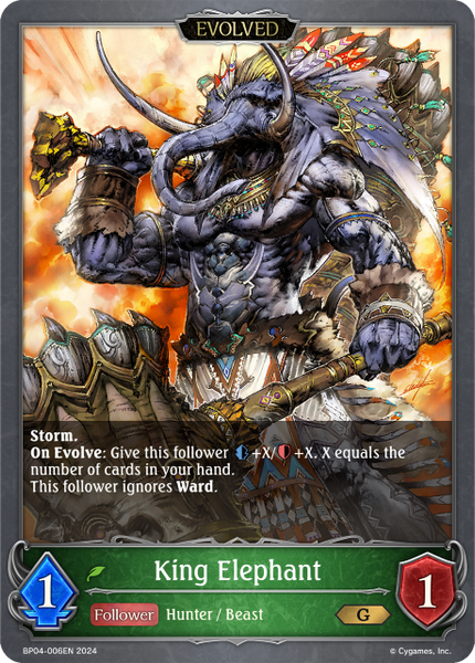King Elephant (Evolved) - BP04-006EN