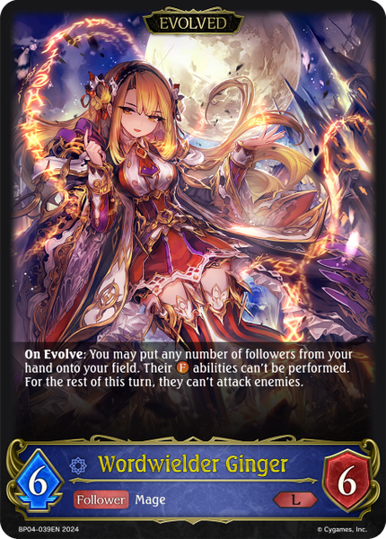 Wordwielder Ginger (Evolved) - BP04-039EN