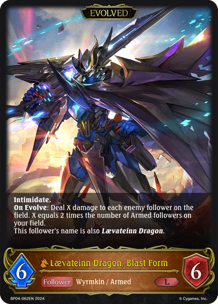 Lævateinn Dragon, Blast Form - BP04-062EN