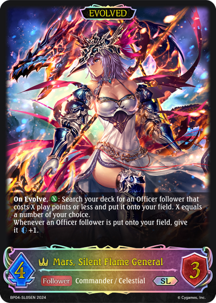 Mars, Silent Flame General (Evolved) (SL) - BP04-SL05EN