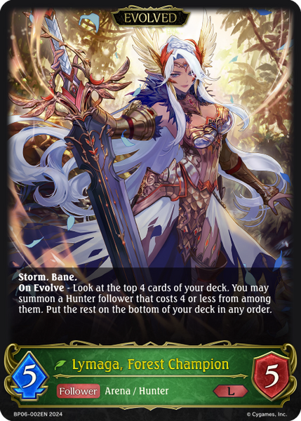 Lymaga, Forest Champion (Evolved) - BP06-002EN
