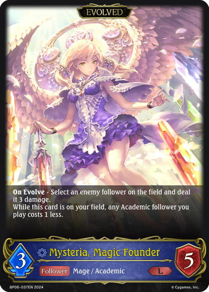 Mysteria, Magic Founder (Evolved) - BP06-037EN