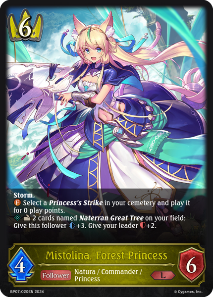 Mistolina, Forest Princess - BP07-020EN