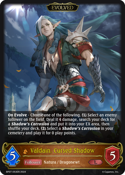 Valdain, Cursed Shadow (Evolved) - BP07-053EN