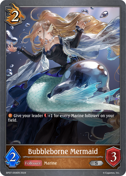 Bubbleborne Mermaid - BP07-059EN