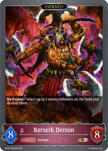 Berserk Demon (Evolved) - BP07-083EN