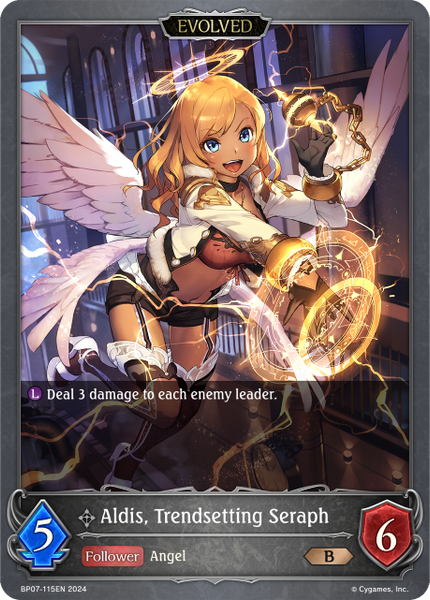 Aldis, Trendsetting Seraph (Evolved) - BP07-115EN