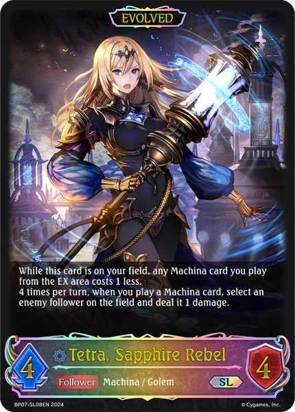 Tetra, Sapphire Rebel (Evolved) (SL) - BP07-SL08EN