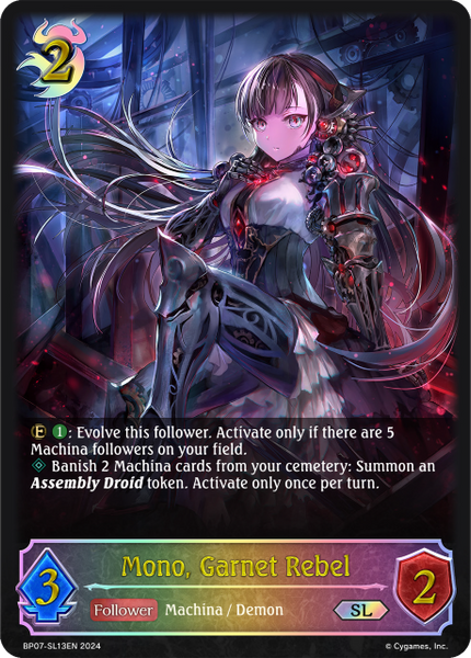 Mono, Garnet Rebel (SL) - BP07-SL13EN