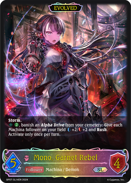 Mono, Garnet Rebel (Evolved) (SL) - BP07-SL14EN