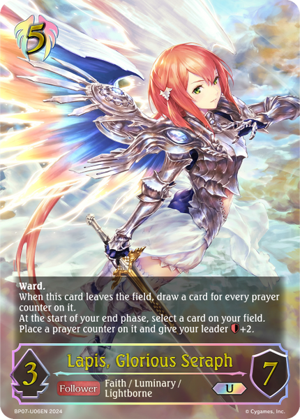 Lapis, Glorious Seraph (U) - BP07-U06EN
