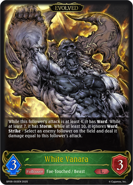 White Vanara (Evolved) - BP09-003EN