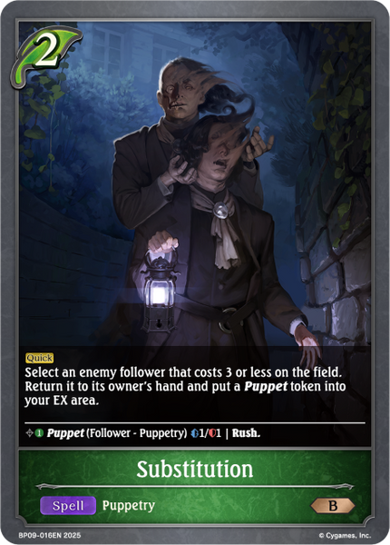 Substitution - BP09-016EN