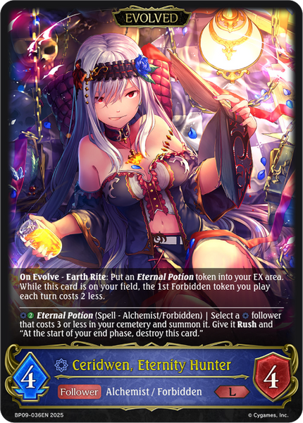 Ceridwen, Eternity Hunter (Evolved) - BP09-036EN