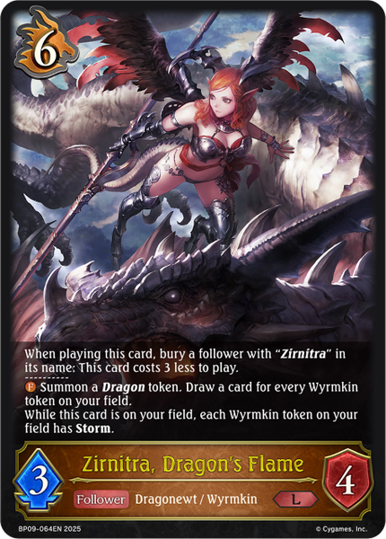 Zirnitra, Dragon's Flame - BP09-064EN