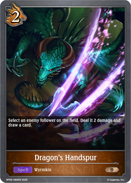 Dragon's Handspur - BP09-088EN