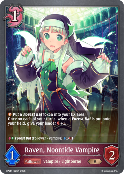 Raven, Noontide Vampire - BP09-102EN