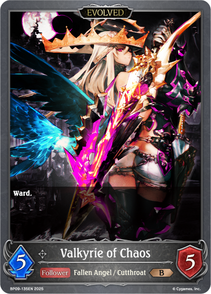 Valkyrie of Chaos (Evolved) - BP09-135EN