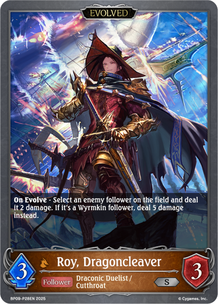 Roy, Dragoncleaver (Evolved) (P) - BP09-P28EN