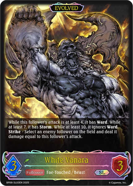 White Vanara (Evolved) (SL) - BP09-SL03EN