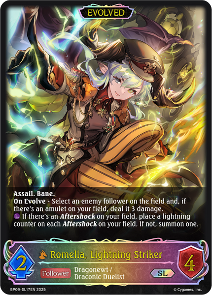 Romelia, Lightning Striker (Evolved) (SL) - BP09-SL17EN