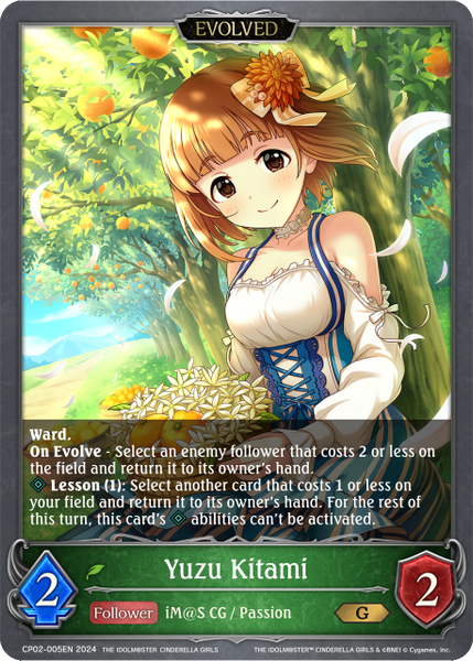 Yuzu Kitami (Evolved) - CP02-005EN