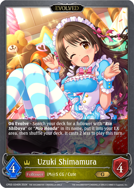 Uzuki Shimamura (Evolved) - CP02-024EN