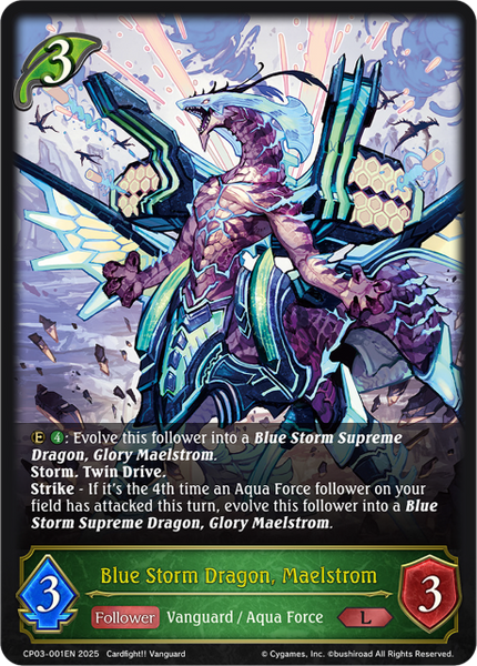 Blue Storm Dragon, Maelstrom - CP03-001EN