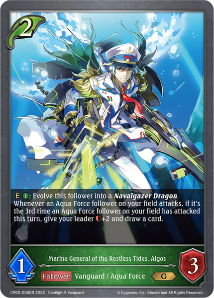 Marine General of the Restless Tides, Algos - CP03-005EN