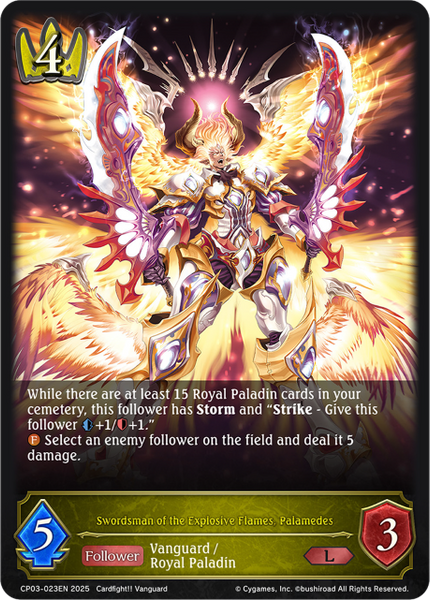 Swordsman of the Explosive Flames, Palamedes - CP03-023EN