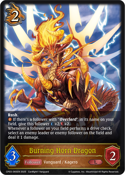 Burning Horn Dragon - CP03-065EN