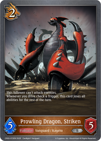 Prowling Dragon, Striken - CP03-072EN