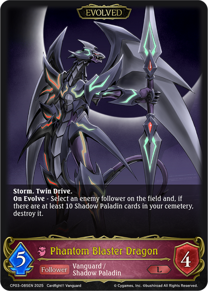 Phantom Blaster Dragon (Evolved) - CP03-085EN