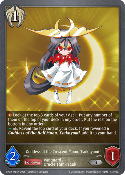 Goddess of the Crescent Moon, Tsukuyomi - CP03-115EN