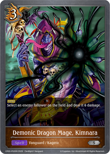 Demonic Dragon Mage, Kimnara (P) - CP03-P52EN