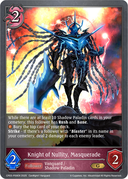 Knight of Nullity, Masquerade (P) - CP03-P59EN
