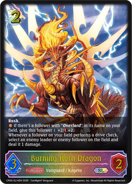 Burning Horn Dragon (SL) - CP03-SL14EN