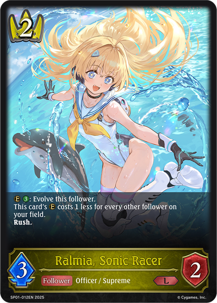 Ralmia, Sonic Racer - SP01-012EN