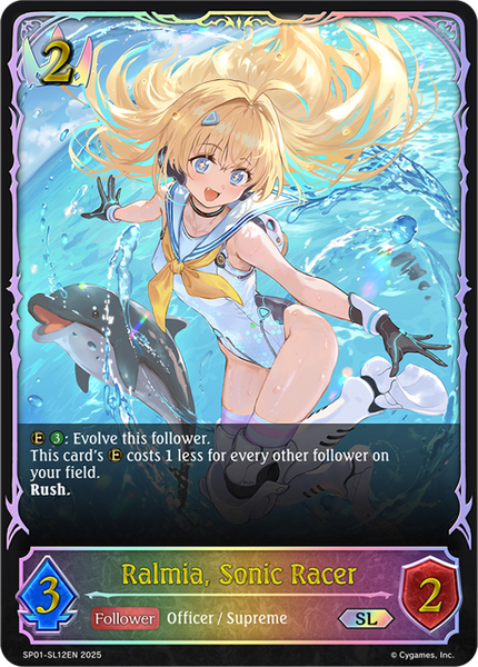 Ralmia, Sonic Racer (SL) - SP01-SL12EN