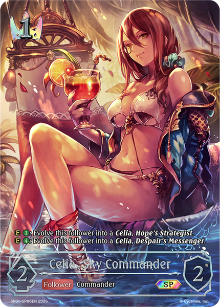 Celia, Sky Commander (SP) - SP01-SP06EN
