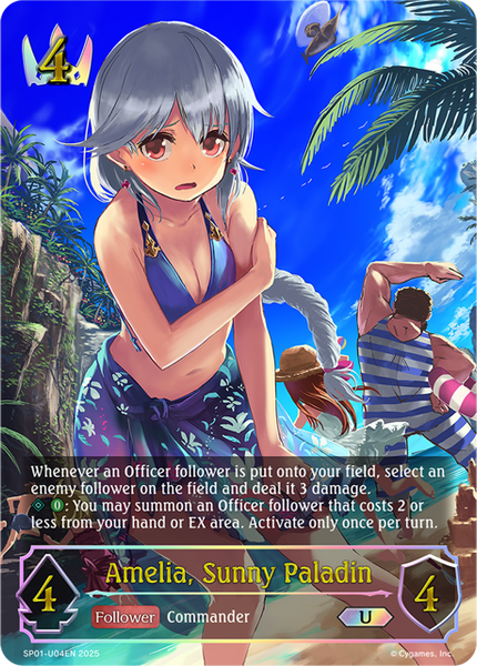 Amelia, Sunny Paladin (U) - SP01-U04EN