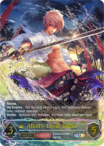 Albert, Levin Saber (Evolved) (U) - SP01-U09EN