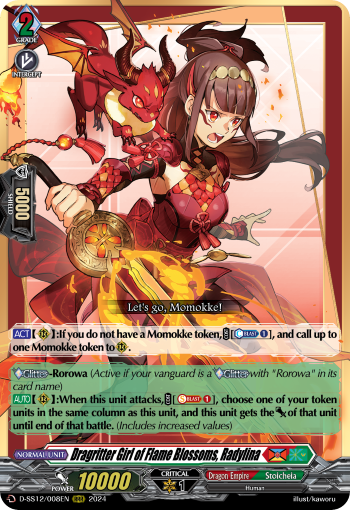 Dragritter Girl of Flame Blossoms, Radylina - D-SS12/008EN