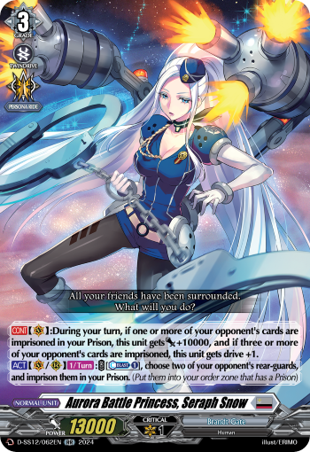 Aurora Battle Princess, Seraph Snow - D-SS12/062EN