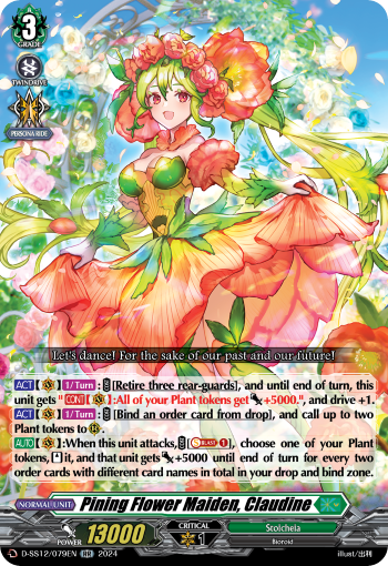 Pining Flower Maiden, Claudine - D-SS12/079EN