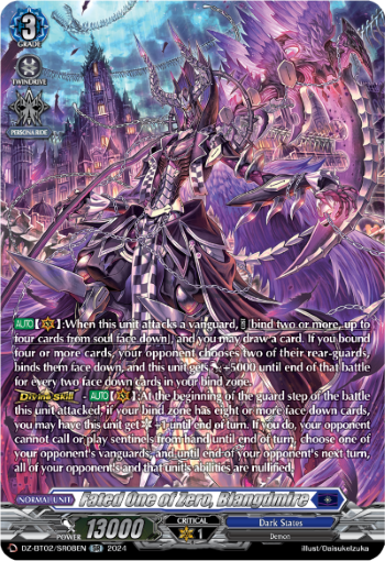 Fated One of Zero, Blangdmire (SR) - DZ-BT02/SR08EN