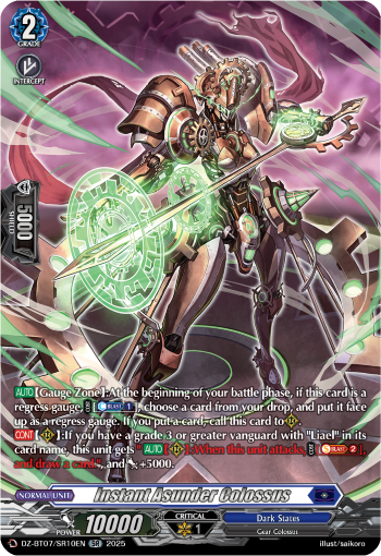 Instant Asunder Colossus (SR) - DZ-BT07/SR10EN
