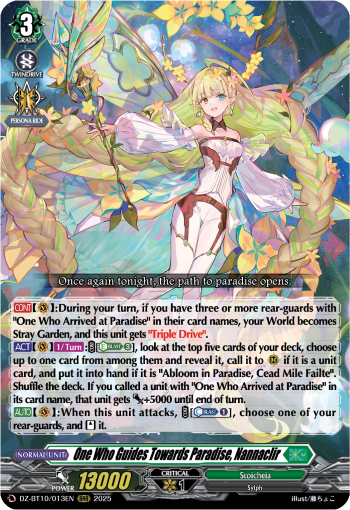 One Who Guides Towards Paradise, Nannaclir - DZ-BT10/013EN