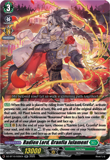 Radien Lord, Granfia Julament - DZ-BT10/035EN